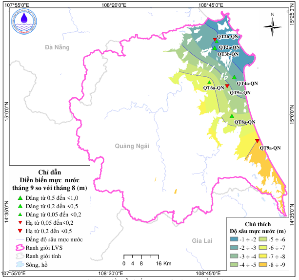 Bản Tin Thông Báo, Dự Báo Và Cảnh Báo Tài Nguyên Nước  Dưới Đất Lưu Vực Sông Trà Khúc - Tháng 10 Năm 2025