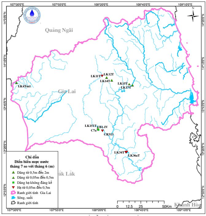 Bản Tin Thông Báo, Dự Báo Và Cảnh Báo Tài Nguyên Nước Tỉnh Gia Lai Tháng 8 Năm 2025
