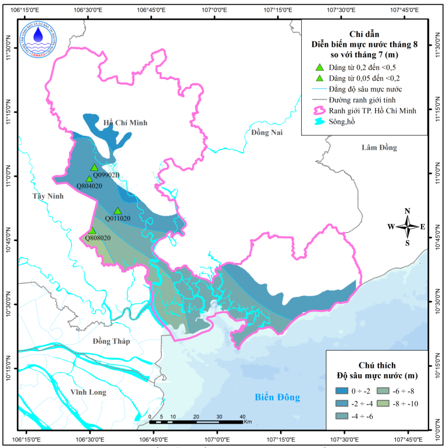 Bản Tin Thông Báo, Dự Báo Và Cảnh Báo Tài Nguyên Nước Dưới Đất Thành Phố Hồ Chí Minh Tháng 9 Năm 2025
