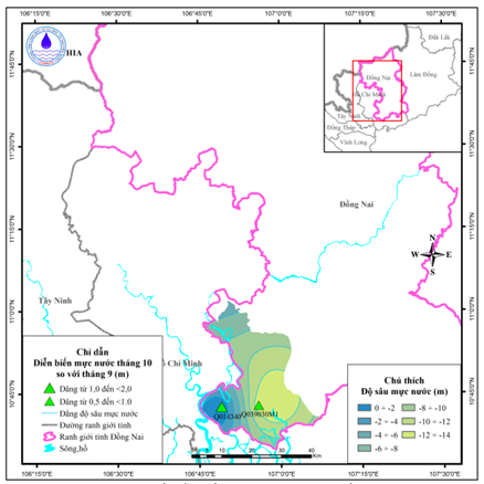 Bản Tin Thông Báo, Dự Báo Và Cảnh Báo Tài Nguyên Nước Dưới Đất Tỉnh Đồng Nai Tháng 11 Năm 2025