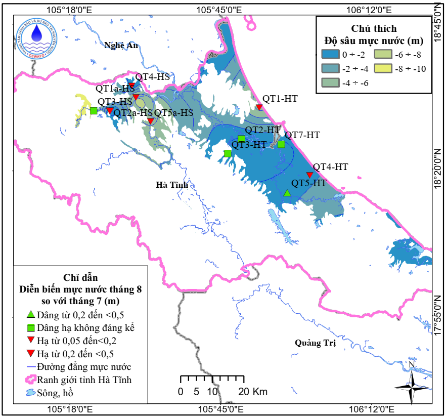 Bản Tin Thông Báo, Dự Báo Và Cảnh Báo Tài Nguyên Nước Dưới Đất Tỉnh Hà Tĩnh Tháng 9 Năm 2025