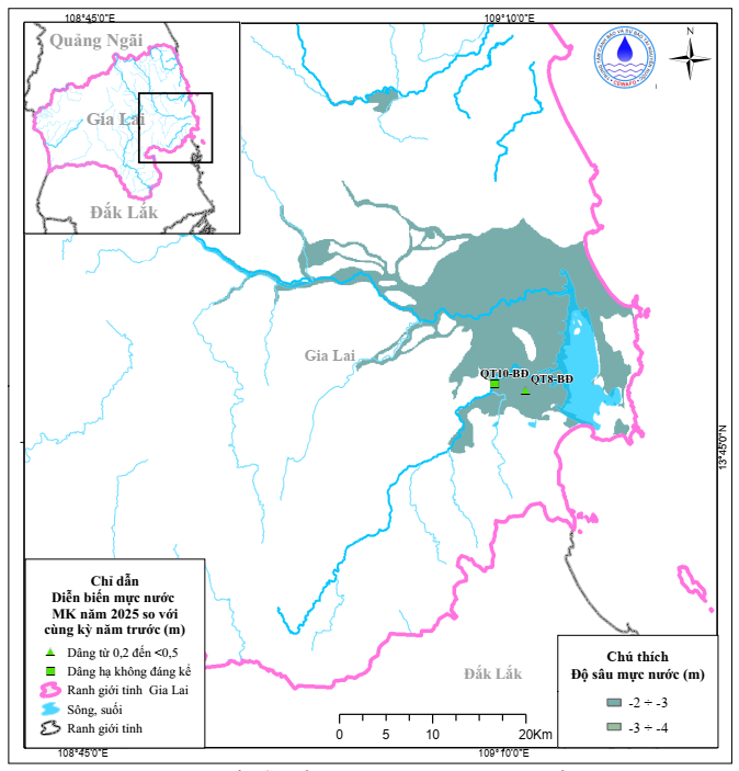 Bản Tin Thông Báo, Dự Báo Và Cảnh Báo Tài Nguyên Nước Dưới Đất Phía ĐôngTỉnh Gia Lai Mùa Mưa Năm 2025