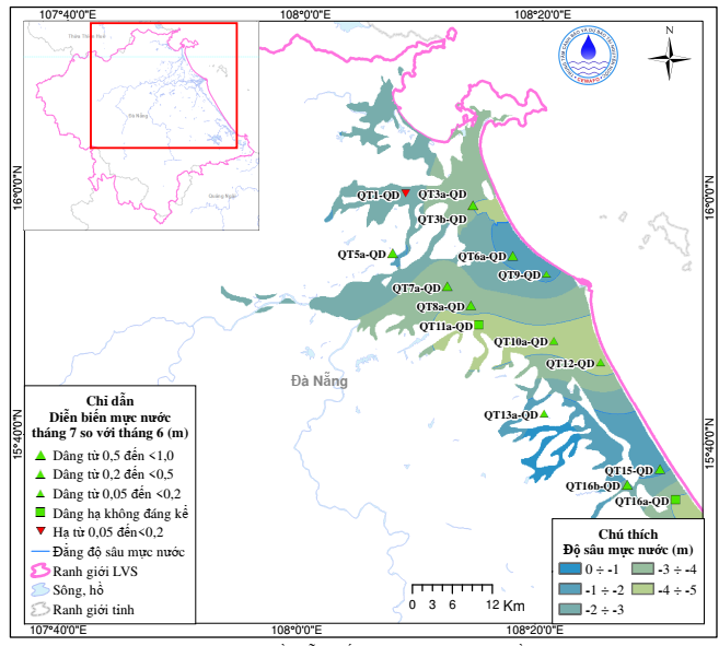 Bản Tin Thông Báo, Dự Báo Và Cảnh Báo Tài Nguyên Nước Lưu Vực Sông Vu Gia - Thu Bồn Tháng 8 Năm 2025