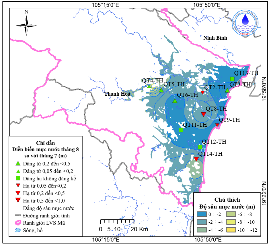 Bản Tin Thông Báo, Dự Báo Và Cảnh Báo Tài Nguyên Nước  Lưu Vực Sông Mã Tháng 9 Năm 2025