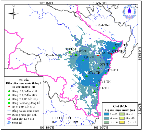 Bản Tin Thông Báo, Dự Báo Và Cảnh Báo Tài Nguyên Nước  Lưu Vực Sông Mã Tháng 10 Năm 2025.