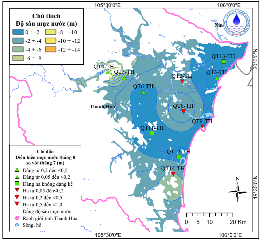Bản Tin Thông Báo, Dự Báo Và Cảnh Báo Tài Nguyên Nước Dưới Đất Tỉnh Thanh Hóa Tháng 9 Năm 2025