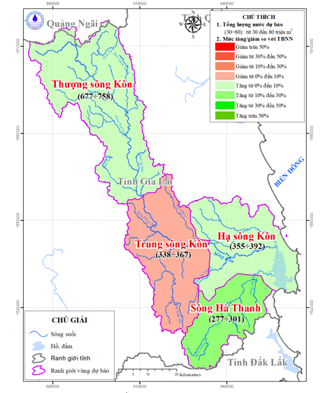 Bản Tin Thông Báo, Dự Báo Và Cảnh Báo Tài Nguyên Nước Lưu Vực Sông Kôn - Hà Thanh Tháng 11 Năm 2025