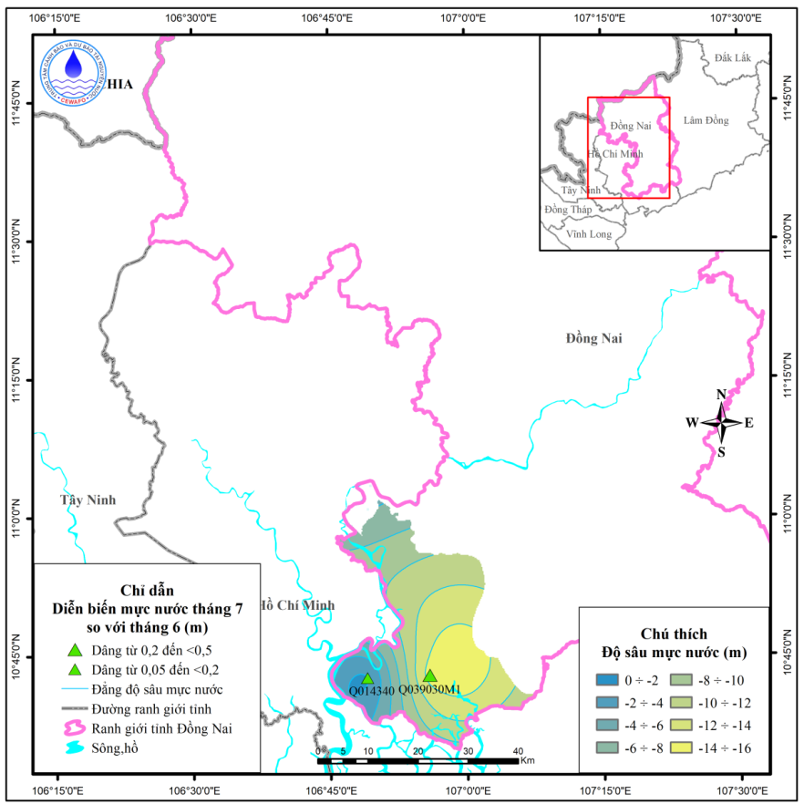 Bản Tin Thông Báo, Dự Báo Và Cảnh Báo Tài Nguyên Nước Dưới Đất Tỉnh Đồng Nai Tháng 8 Năm 2025