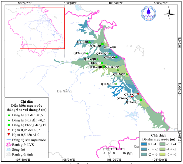 Bản Tin Thông Báo, Dự Báo Và Cảnh Báo Tài Nguyên Nước Lưu Vực Sông Vu Gia - Thu Bồn Tháng 10 Năm 2025