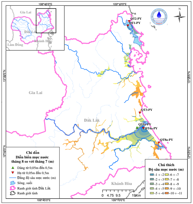 Bản Tin Thông Báo, Dự Báo Và Cảnh Báo Tài Nguyên Nước Tỉnh Đắk Lắk Tháng 9 Năm 2025