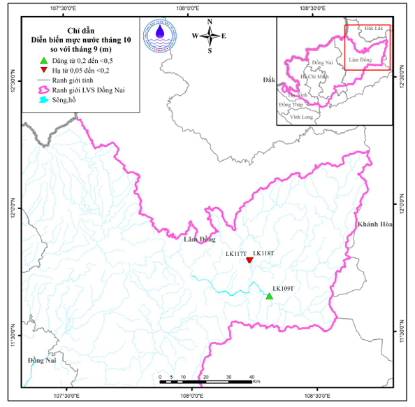 Bản Tin Thông Báo, Dự Báo Và Cảnh Báo Tài Nguyên Nước Lưu Vực Sông Đồng Nai Tháng 11Năm 2025