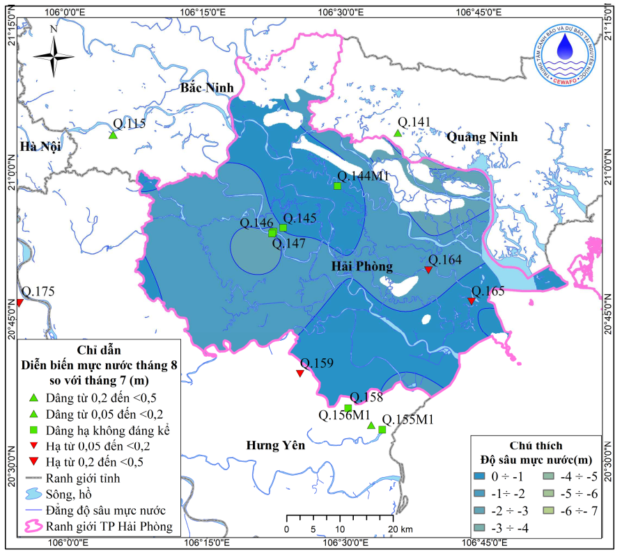 Bản Tin Thông Báo, Dự Báo Và Cảnh Báo Tài Nguyên Nước Dưới Đất Thành Phố Hải Phòng Tháng 9 Năm 2025