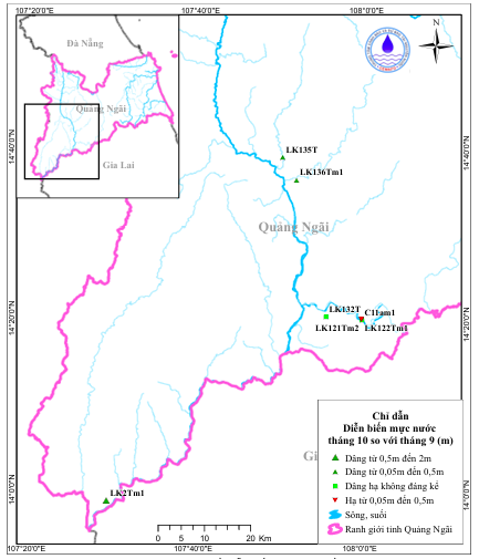 Bản Tin Thông Báo, Dự Báo Và Cảnh Báo Tài Nguyên Nước Dưới Đất Tỉnh Quảng Ngãi Tháng 11 Năm 2025