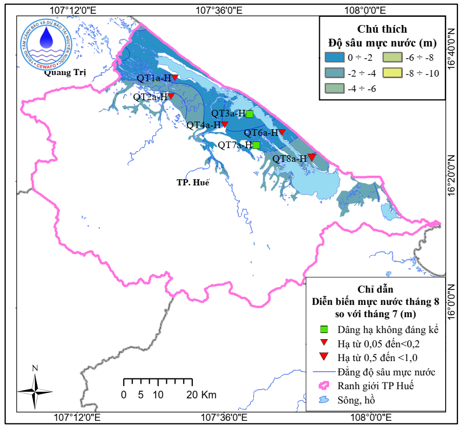 Bản Tin Thông Báo, Dự Báo Và Cảnh Báo Tài Nguyên Nước Dưới Đất Thành Phố Huế Tháng 9 Năm 2025